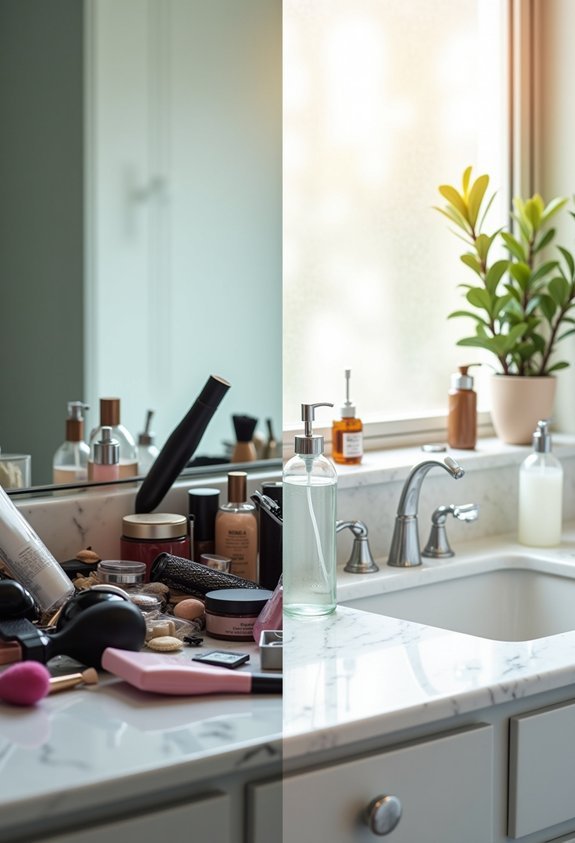 bathroom decluttering quick wins