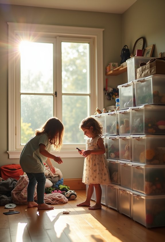 clearing hidden clutter space