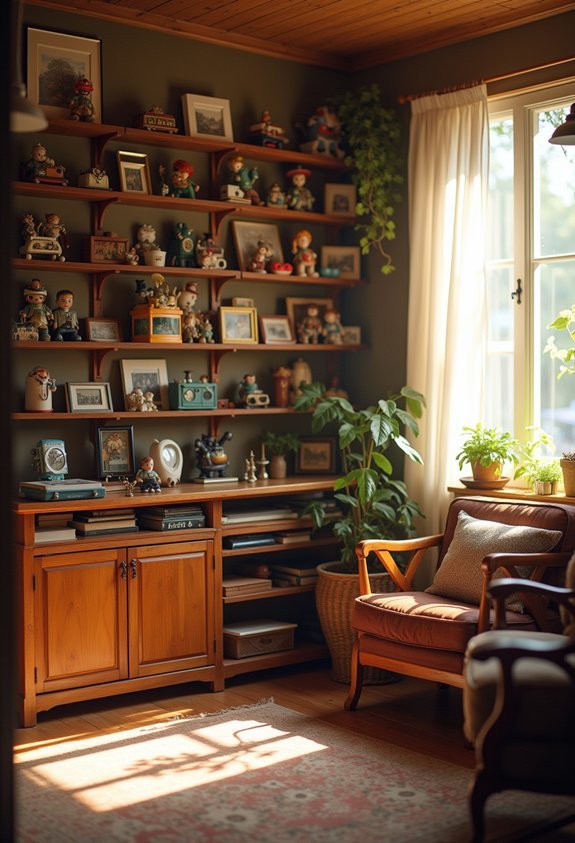 comfort through material possessions