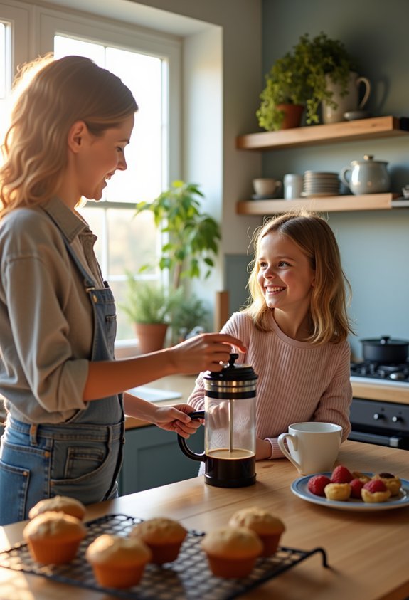 cut coffee and takeout