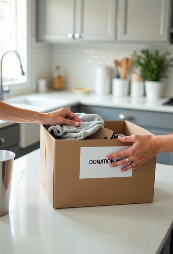 declutter and organize immediately