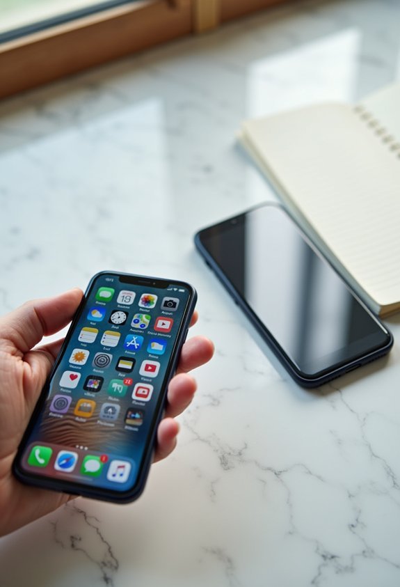 declutter apps and accounts