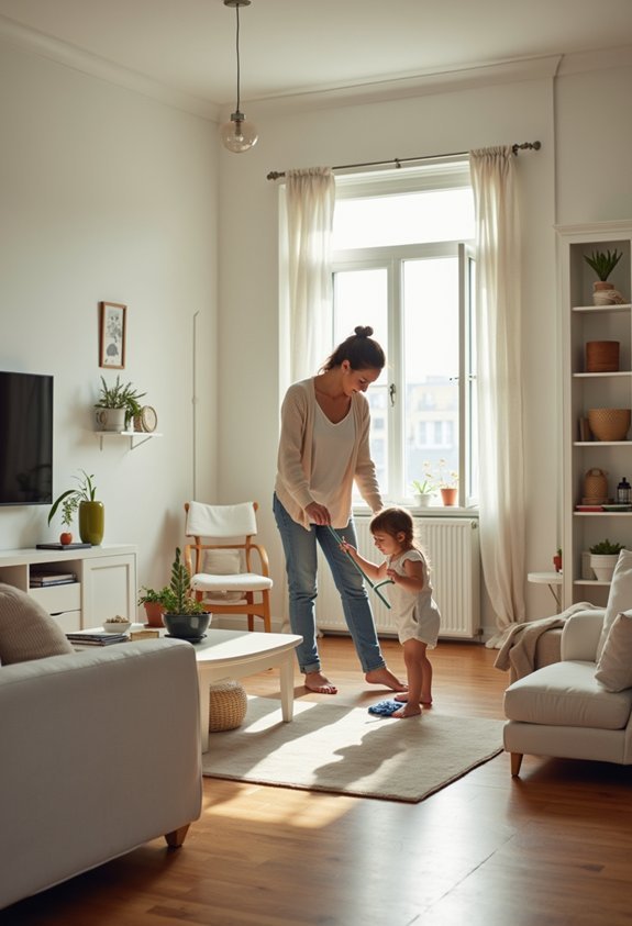 declutter for faster cleaning