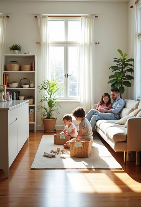 decluttered home clear mind