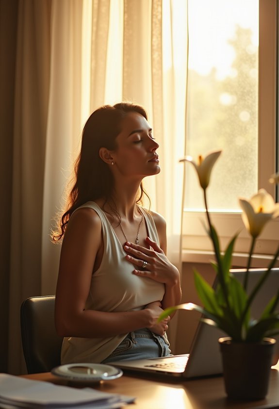 deep breathing with visualization