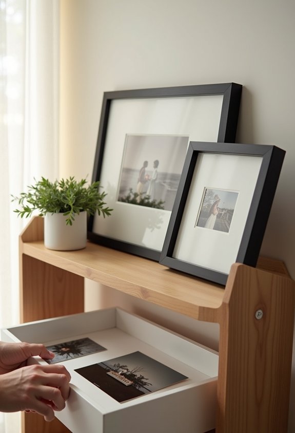 digital memories minimal clutter