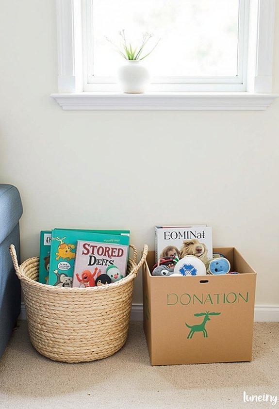 establish criteria for decluttering