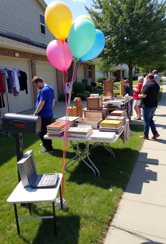 garage sale for neighbors