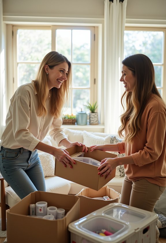 gentle accountability for decluttering