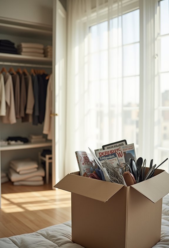 gentle decluttering for today