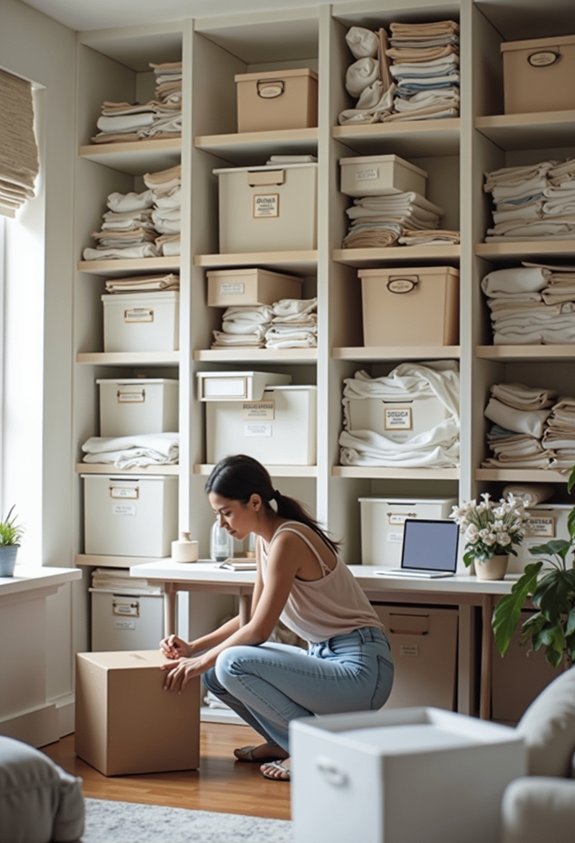 limit possessions simplify storage