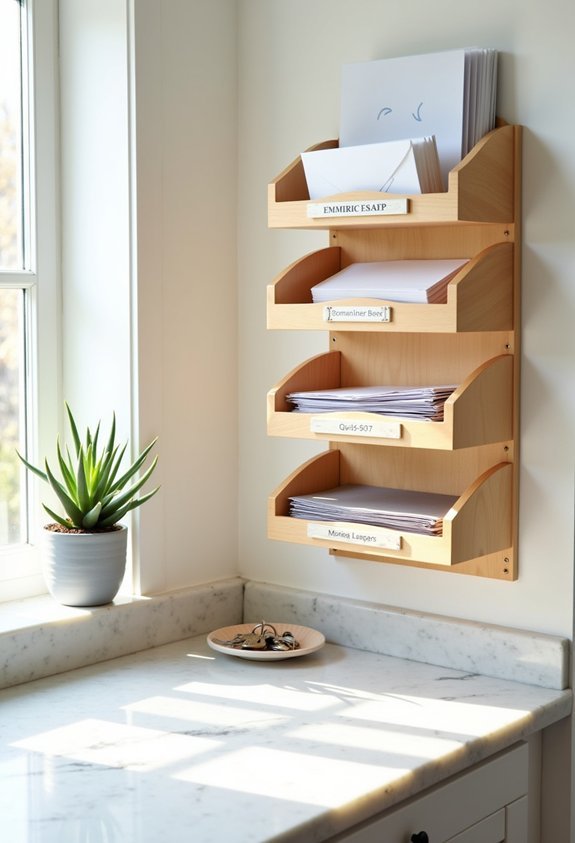 mail organization system setup