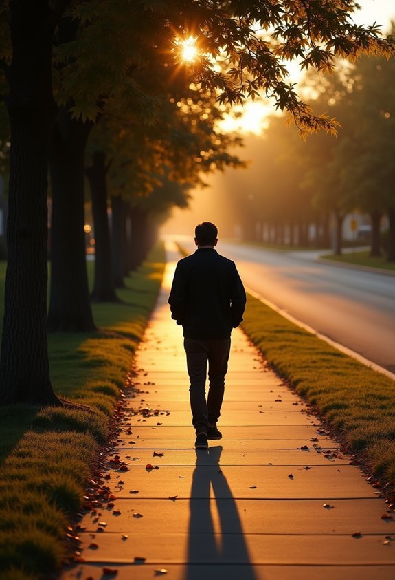 mindful evening exploration walks