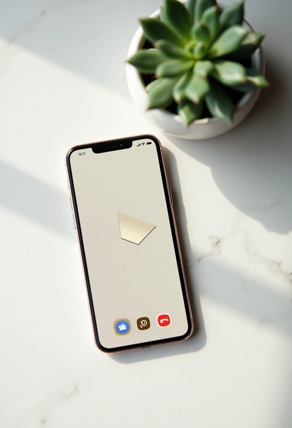 minimalist app layout design
