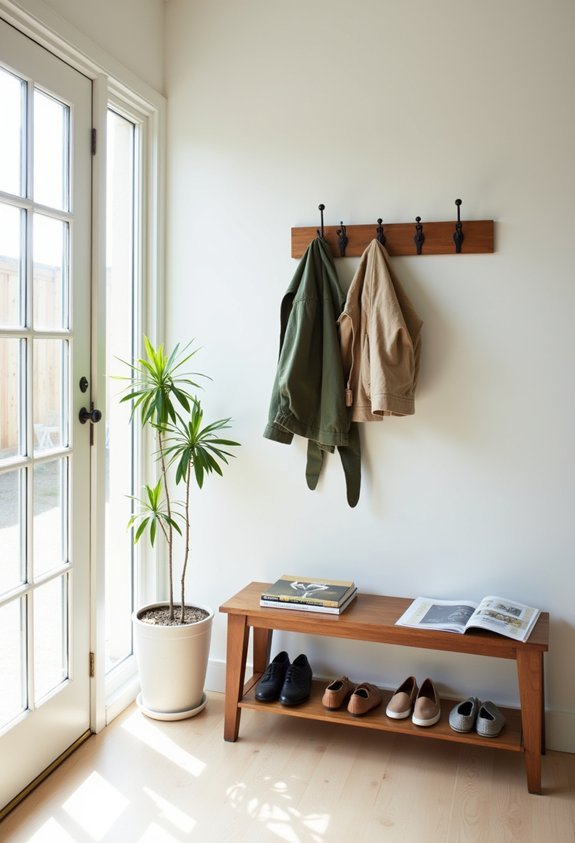 open organized inviting entryway