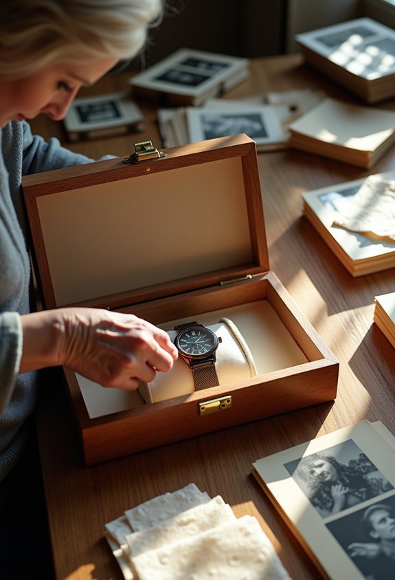 organize sentimental items wisely