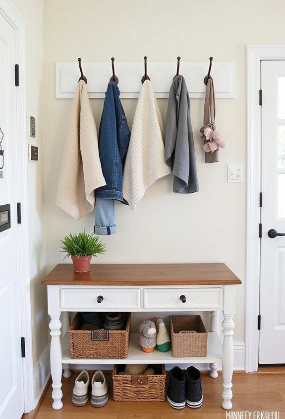 organize your entryway essentials