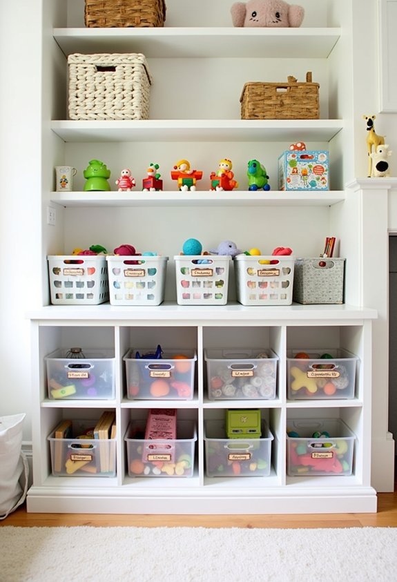 organized spaces prevent clutter