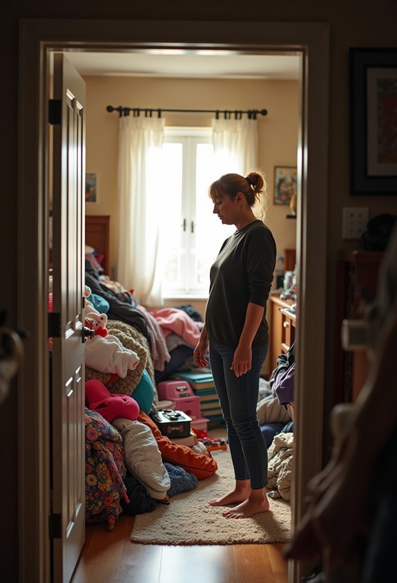 overwhelmed by excessive belongings