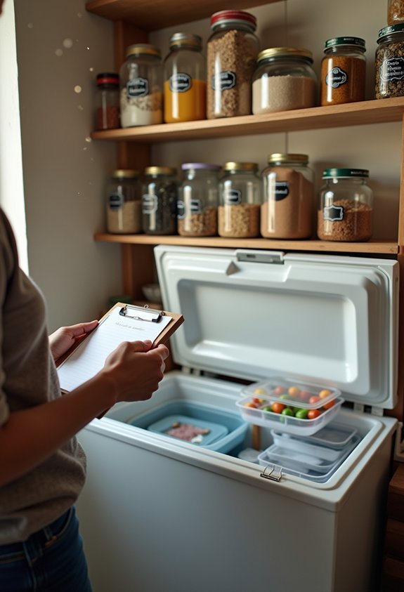 pantry and freezer inventory
