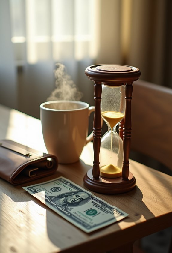 pause spending to reflect