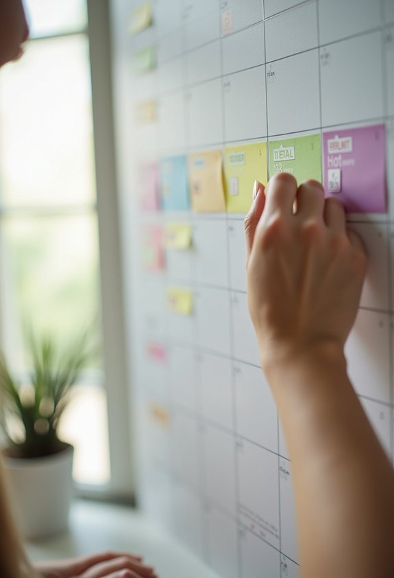 regular decluttering calendar appointments