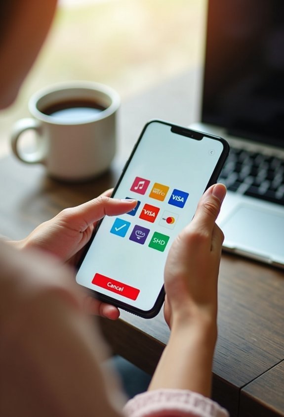review and cancel subscriptions