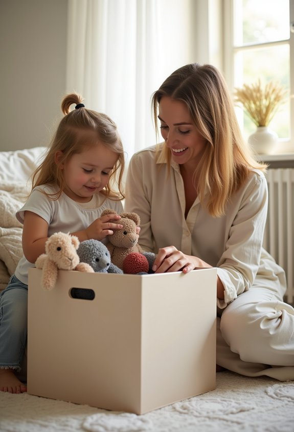 sentimental decluttering with intention