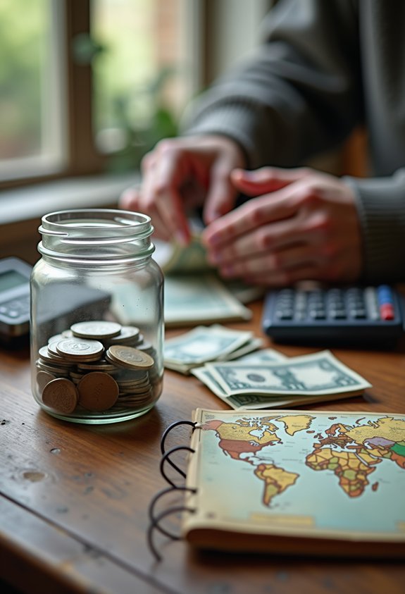set realistic travel savings