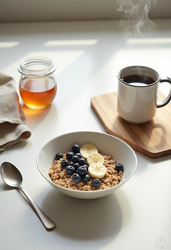 simple repetitive breakfast routine