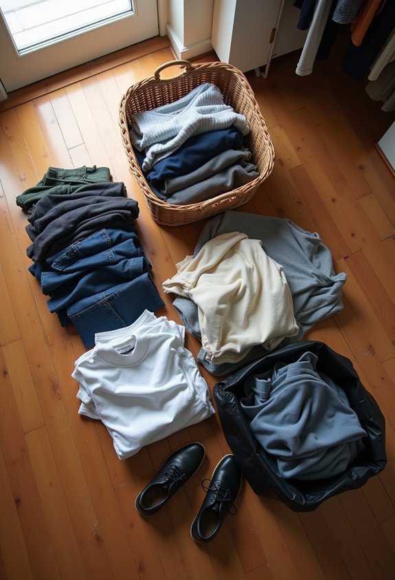 track donations and clutter