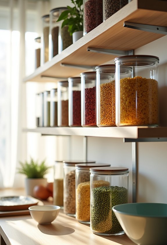 transparent storage promotes organization