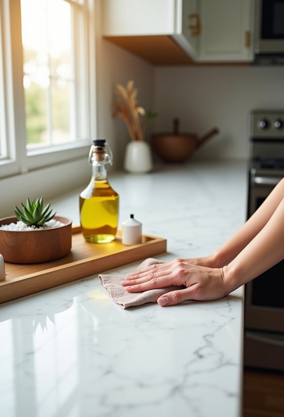 two minute kitchen cleanup routine