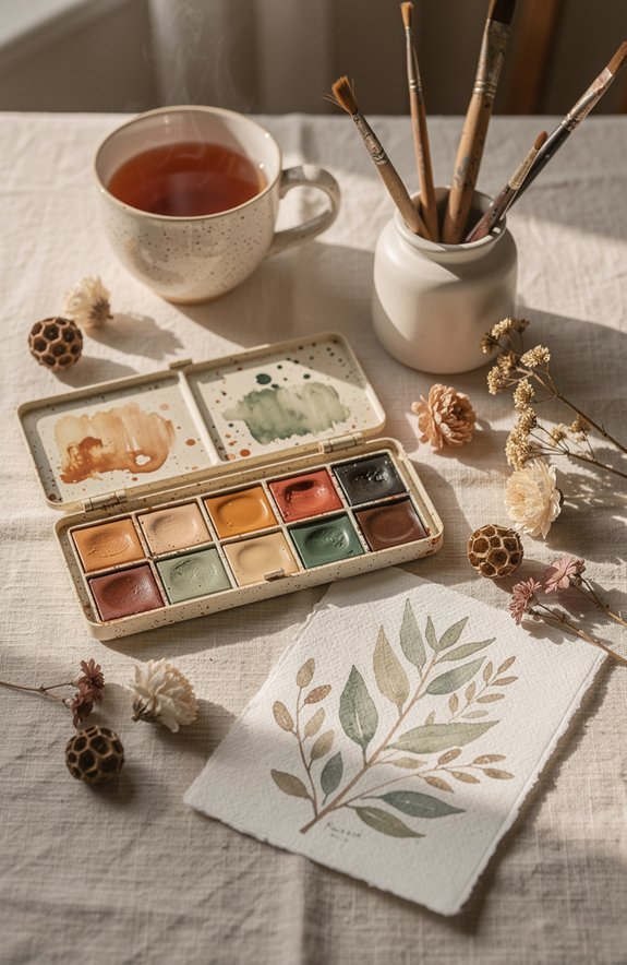 use forgotten art supplies